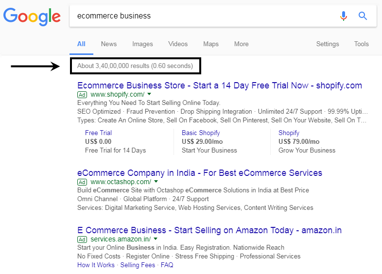 Ecommerce Business Search