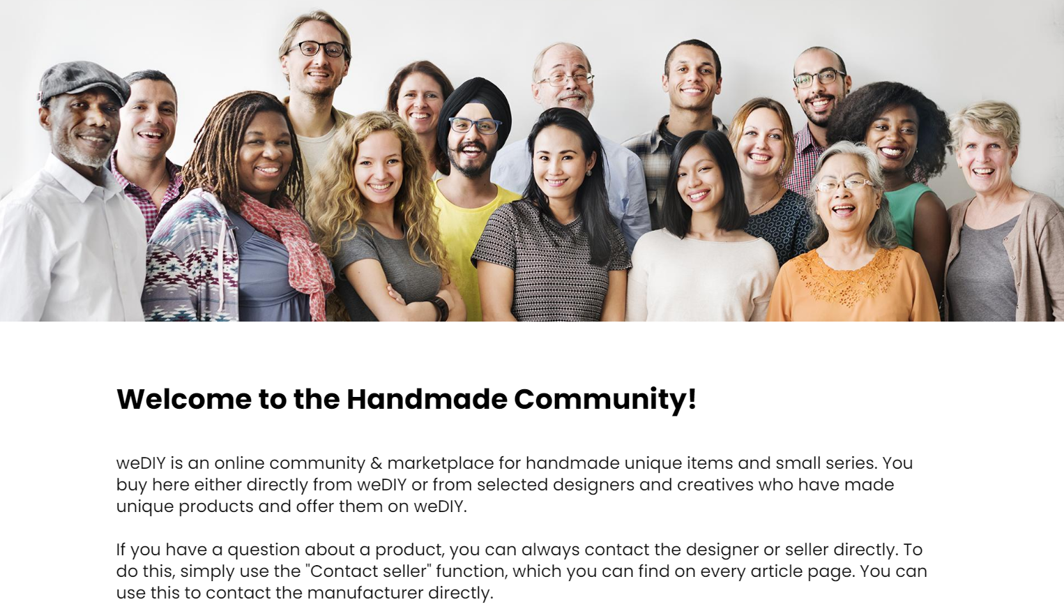 Welcome to Handmade Community of weDIY