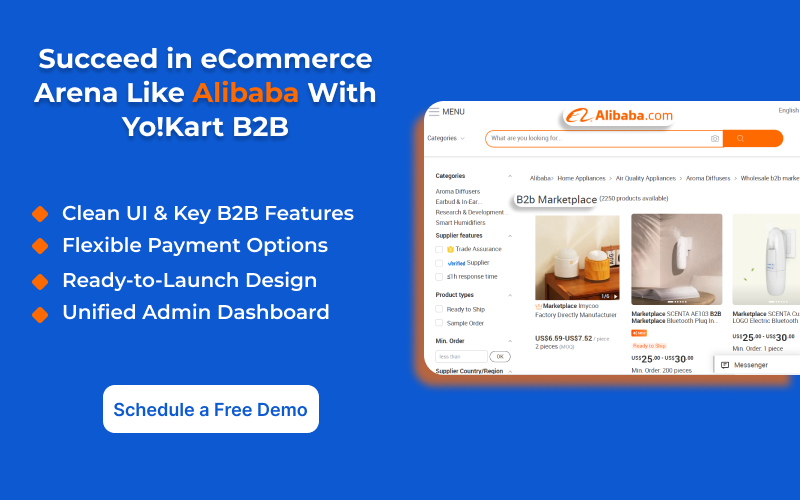 B2B Online Marketplace like Alibaba Popup