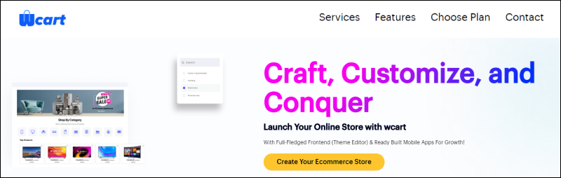 Wcart eCommerce software