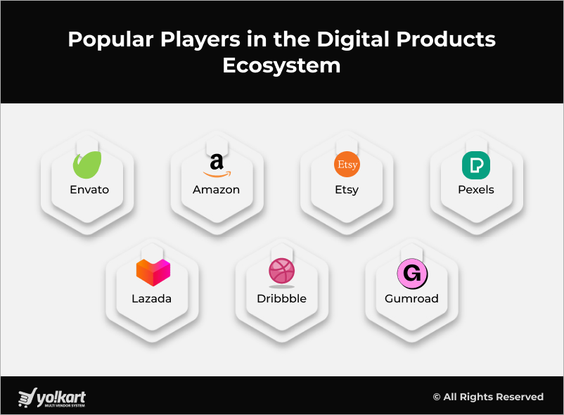 Popular Players in the Digital Products