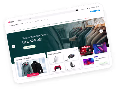 Fashion marketplace storefront