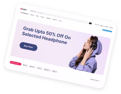 Online electronics marketplace storefront