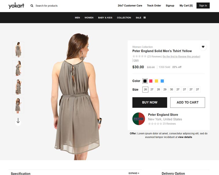 Custom Fashion eCommerce Marketplace