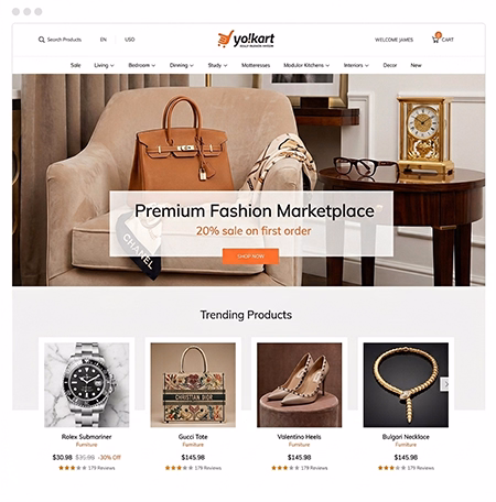 Luxury Good Fashion Marketplace