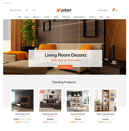 Online furniture marketplace